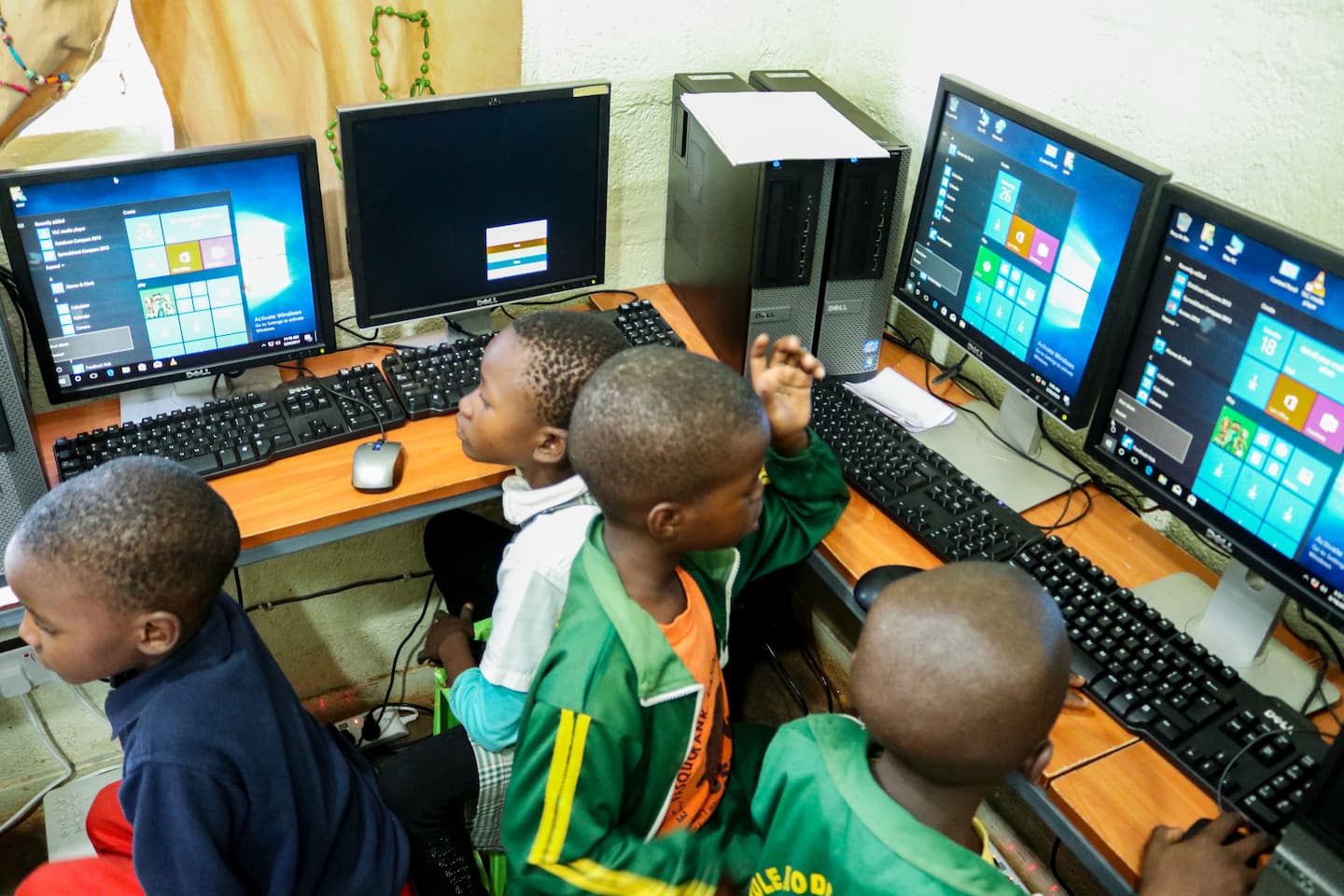 Kibera computer school for children